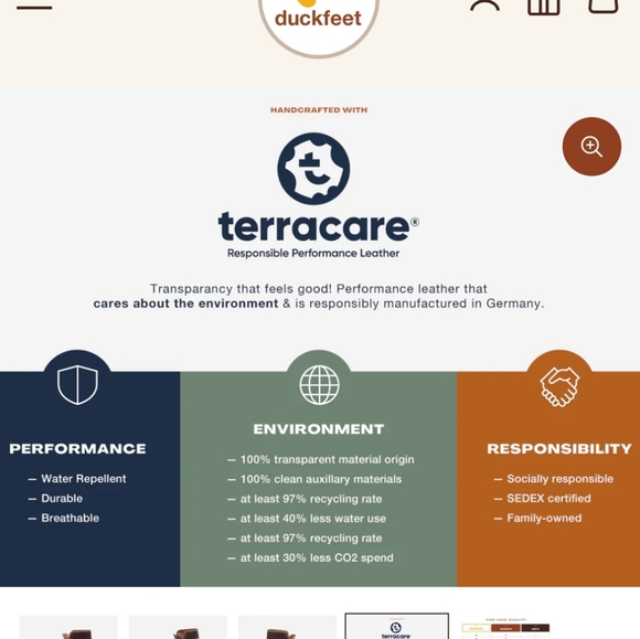 Duckfeet Brown Leather Faborg Boots Size 39 - Picture 4 of 12